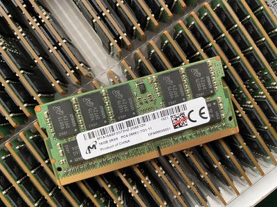 MT鎂光 DDR4 16G 2666 純ECC MTA18ASF2G72HZ-2G6E1ZK筆電記憶體