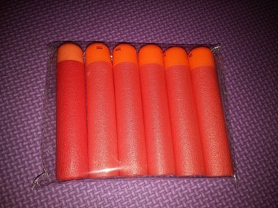 BIGLP~非nerf原廠子彈~副廠mega彈~紅色6發裝~(買8包送1包)新品