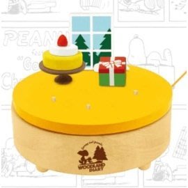 (現貨)7-11 史努比 Snoopy &amp; Friends 木集Happy集點 木頭旋轉音樂盒 (歡樂派對)