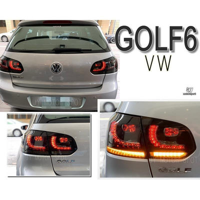 台灣現貨小傑車燈--新改版 vw 福斯 golf6代 golf 6 golf09 年 R20 款式 LED 尾燈 跑馬流