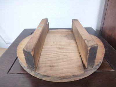 (民俗收藏)日本檜木材質老鍋蓋/釜蓋（藝587）
