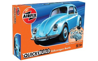 【秉田屋】現貨 Airfix Volkswagen VW 福斯 Type I Beetle 金龜車 藍 1/24