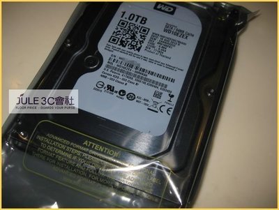 JULE 3C會社-威騰WD 1T 1TB WD10EZEX/64M快取/單碟1TB製程/藍標/未拆封/保內/3.5吋/桌上型 SATAIII 硬碟