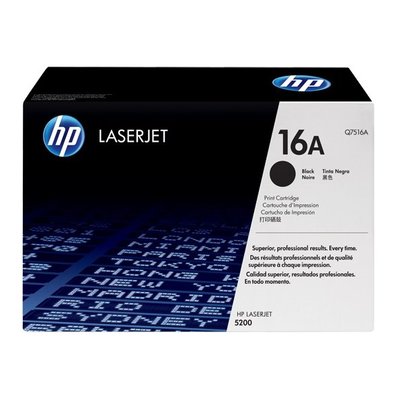 【葳狄線上GO】HP 16A 黑色原廠碳粉匣 (Q7516A) 適用LJ-5200