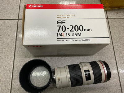 [保固一年] [高雄明豐] Canon EF 70-200mm F4 L IS USM 小小白 便宜賣[A2525]