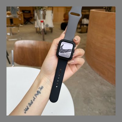 森尼3C-可愛撞色DIY雙色硅膠蘋果手錶帶 於Apple Watch7654321se手錶帶-品質保證
