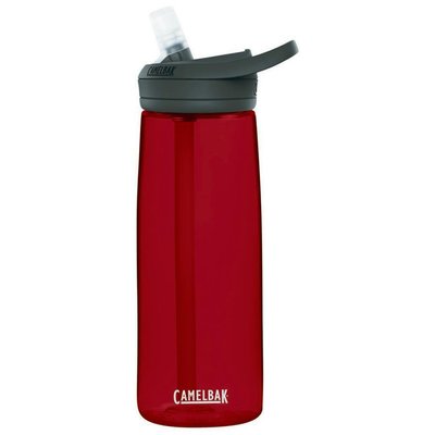 【Camelbak】750ml eddy+多水吸管水瓶 石榴紅 登山水壺單車水壺吸管水壺