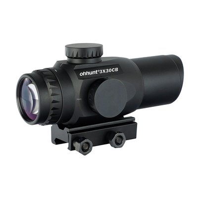 【BCS生存遊戲專賣】ohhunt oh-3X30CB狩獵瞄準鏡戰術光學照明長槍狙擊鏡-OHH017
