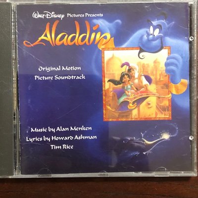 *愛樂熊貓1992正美盤(決非台版/無IFPI/片況佳)迪士尼DISNEY阿拉丁Aladdin