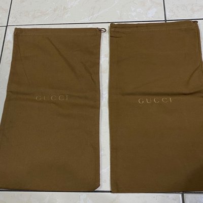 Gucci 真品全新原廠 防塵套 束口袋 鞋套 一雙特價一起賣(D)