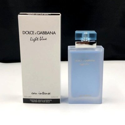D&G Light Blue intense淺藍女性淡香精 100ml tester/1瓶-新品正貨