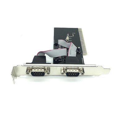 PCI串口卡 2串口 RS232擴展卡台式電腦 COM多串口接口