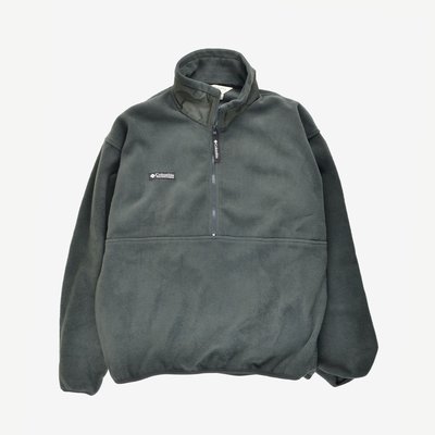 Columbia Fleece Jacket 撞色XL 刷毛藍紫湖水綠韓國製中層衣外套戶外