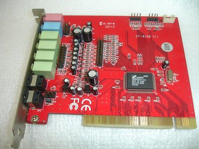 驊訊電子C-Media CMI8768/PCI-8CH 7.1 PCI音效卡