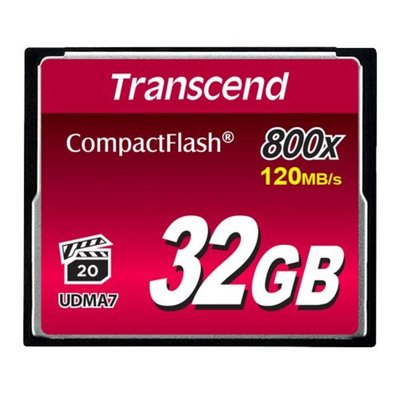 新風尚潮流 【TS32GCF800】 創見 32GB CF 記憶卡 頂級 MLC 顆粒 800X 支援高階相機
