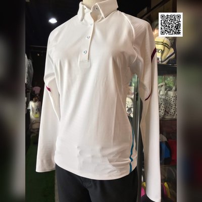 新到貨 adidas golf 高爾夫球衫 仕女polo衫 長袖 經典線條設計 運動時尚 引領潮流
