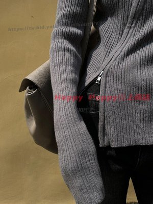 Happy Puppy線上商店~特別斜拉鍊 時尚修身顯瘦連帽針織外套