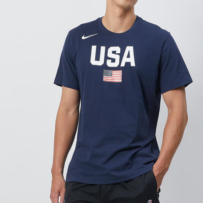 Nike AS USAB M NK Dry TEE Team SS 男 黑色 排濕速乾 短袖 AV4352-451
