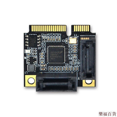 凯悦百货商场MINI pci-e轉SATA3擴展卡迷你PCI-E轉SATA3.0卡硬碟接口擴展卡SSD