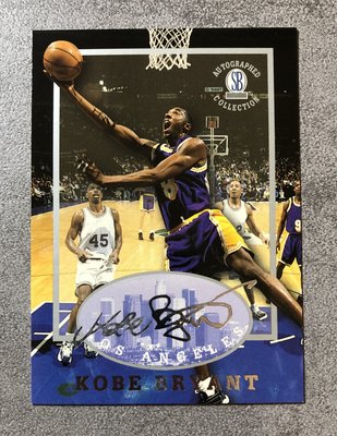 1997 The Score Board Kobe Bryant  #16 印刷簽名卡 籃球卡 球員卡 柯比