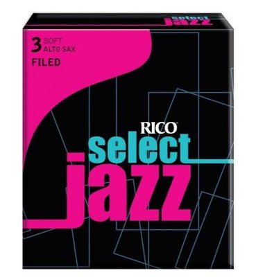 美國 RICO Select Jazz 中音 薩克斯風竹片 3 Soft Alto Sax (10片/盒)