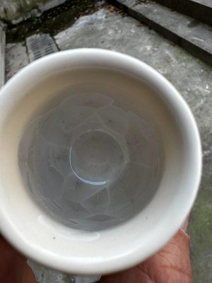 日本名家手作結晶釉開片紋香杯一對