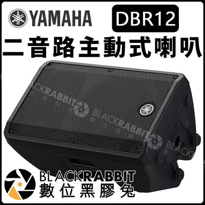 數位黑膠兔【 YAMAHA DBR12 二音路主動式喇叭 單顆 】舞台音響設備 擴大機 舞台監聽 主喇叭