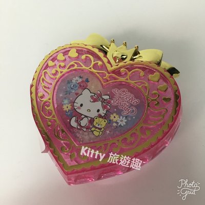 [Kitty 旅遊趣] Hello Kitty 心形飾品盒 凱蒂貓 擺飾盒 小物收納盒 首飾盒 珠寶盒