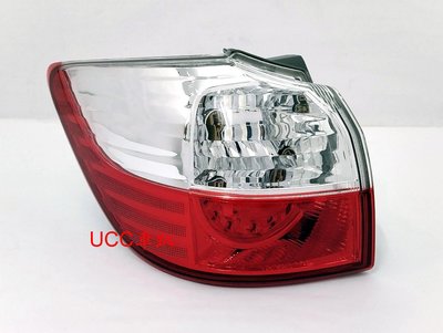 【UCC車趴】TOYOTA 豐田 WISH 09 10 11 12 原廠型 LED 晶鑽紅白尾燈 TYC製 一邊1350