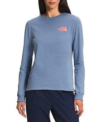 The North Face Crew Neck Long Sleeve Graphic Injection Tee