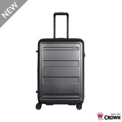 【Chu Mai】CROWN C-F1783 拉鍊拉桿箱 行李箱 旅行箱 商務箱 旅遊箱 旅遊必備 26吋登機箱-藏青色