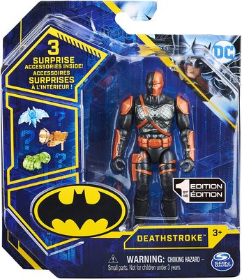 BATMAN 蝙蝠俠 4吋可動人偶 Deathstroke 喪鐘 4吋喪鐘可動人偶 喪鐘4吋可動人偶 正版在台現貨