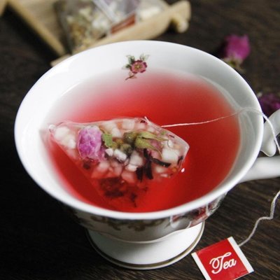 【折扣特惠】買2送1 玫瑰檸檬水果茶 花草茶 養生茶 三角包袋泡茶 天然組合花茶水果茶 新鮮原料放心茶喝出自然的美