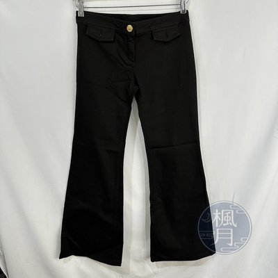 BRAND楓月 BALMAIN 寶曼 黑喇叭褲 #42 精品服飾 長褲 時尚穿搭 黑色 法國時裝