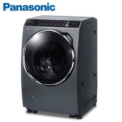 ☎來電享便宜 Panasonic 14公斤洗脫烘 變頻 滾筒洗衣機NA-V158DDH 晶燦銀(另售BDNV115AJ)