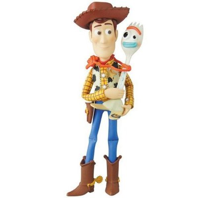 BEETLE MEDICOM DISNEY 迪士尼 玩具總動員 TOY STORY 胡迪 叉奇WOODY FORKY