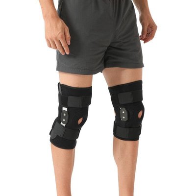 促銷打折   馳王跨境髕骨膝蓋助力器老寒腿護膝登山運動跑步折疊鋼板運