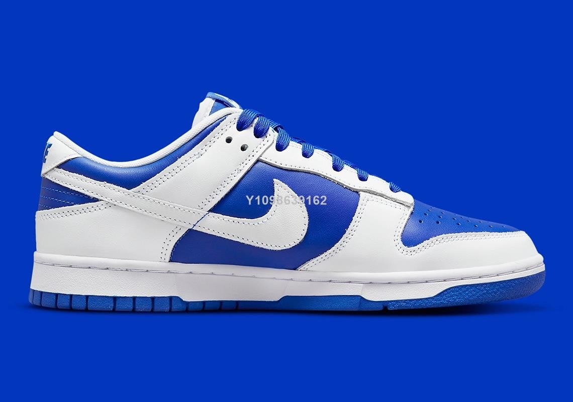 代購】Nike Dunk Low Racer Blue White 反轉藍白低幫休閒百搭滑板鞋