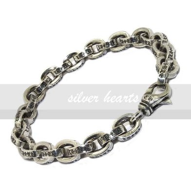 【SILVER HEARTS】Goro's Chrome Hearts 克羅心Paper chain Large純銀手鍊