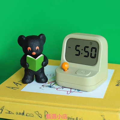 精品MUID游戲機鬧鐘計時器一體時鐘男孩創意懷舊宿舍貪睡學習學生專用
