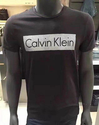 CK jeans專柜正品夏季男士修身圓領logo短袖T恤