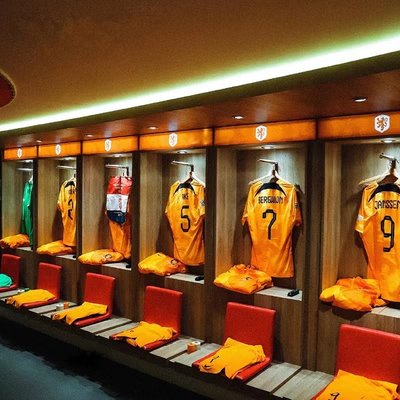 熱銷 荷蘭隊球衣主場4號范戴克足球服客場21號德容套裝球員版德佩 可開發票