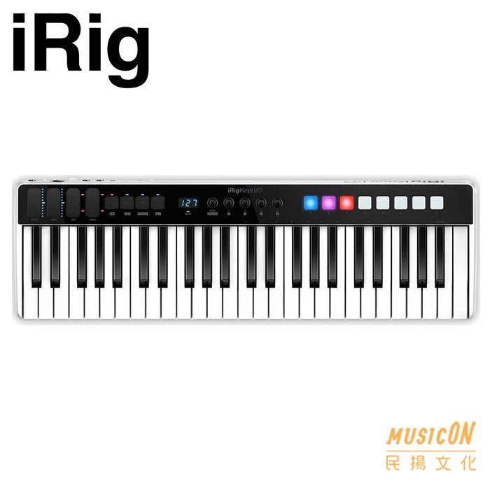 民揚樂器】鍵盤控制器iRig Keys I/O 49 多合一音樂工作站| Yahoo奇摩拍賣
