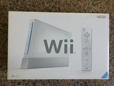 完整書盒Wii主機(日本國內專用機+左右手各1+配件齊全)(黑/白兩色可以選擇)
