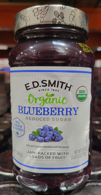 【小如的店】COSTCO好市多代購~E. D. SMITH 有機野生藍莓果醬/藍莓醬(每瓶779g)玻璃瓶 140280
