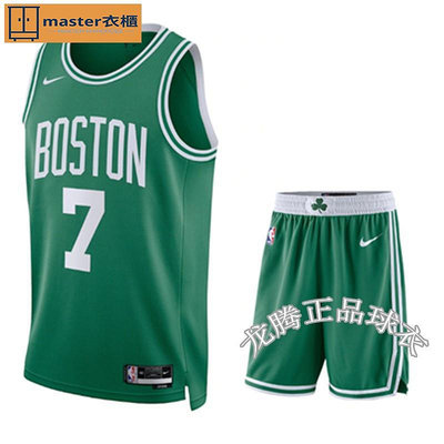 Nike耐克凱爾特人隊NBA球衣布朗7號霍福德42塔圖姆0號籃球服套裝~master衣櫃