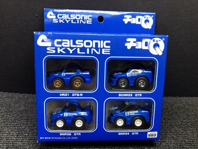 【JP.com】TAKARA CHORO-Q CALSONIC SKYLINE Q版迴力車 限定版藍盒