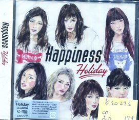 *真音樂* HAPPINESS / HOLIDAY 全新 CD+DVD K30273