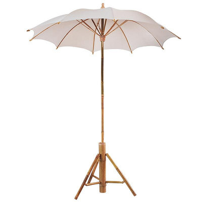 遮陽傘遮陽布傘戶外傘泰式沙灘露臺陽臺白色布傘太陽傘室內庭院擺攤大傘可開發票
