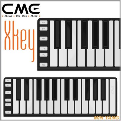 【民揚樂器】CME XKey 鍵盤控制器 25鍵 MIDI鍵盤 黑 數位音樂 公司貨